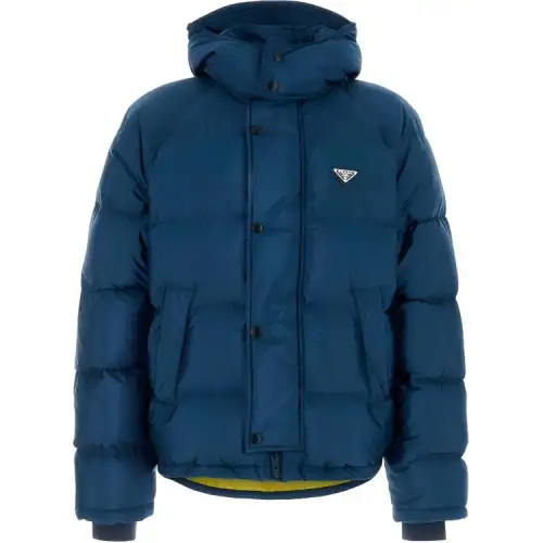 PRADA Triangle Logo Padded Puffer Jacket