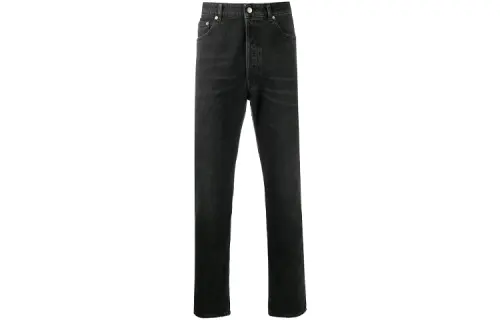 Golden Goose Jeans Men's Black Moderate Slim Fit Pants