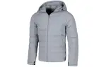 ASICS Down Jackets Men's Gray Hooded Moderate Other