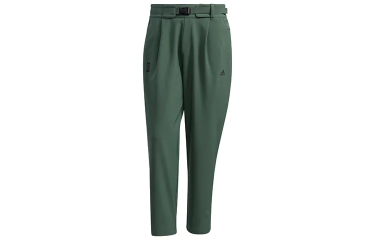 Adidas Casual Pants Men's Green Moderate Tapered Pants