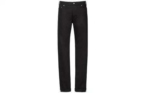 UNIQLO Jeans Men's Black Moderate Straight Fit Pants