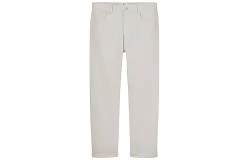 UNIQLO Jeans Men's Light Beige Moderate Straight Fit Pants