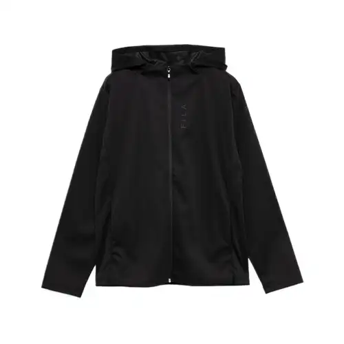 FILA Jackets Men's Black Hooded Moderate Other