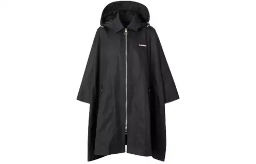 Burberry Cloaks Men's Black Moderate