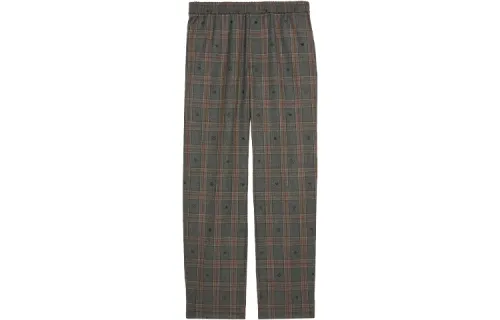 GUCCI Casual Pants Men's Gray Moderate Straight Fit Pants