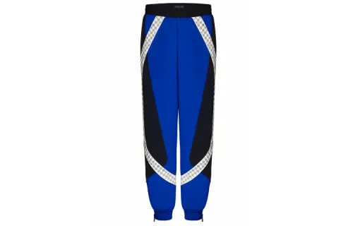 LOUIS VUITTON SS22 Knitted Sweatpants Men's Blue