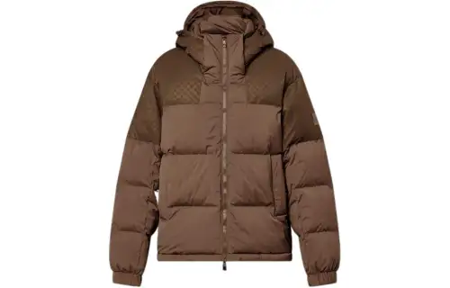 LOUIS VUITTON Down Blouson Jackets & Coats Men's Gray Brown