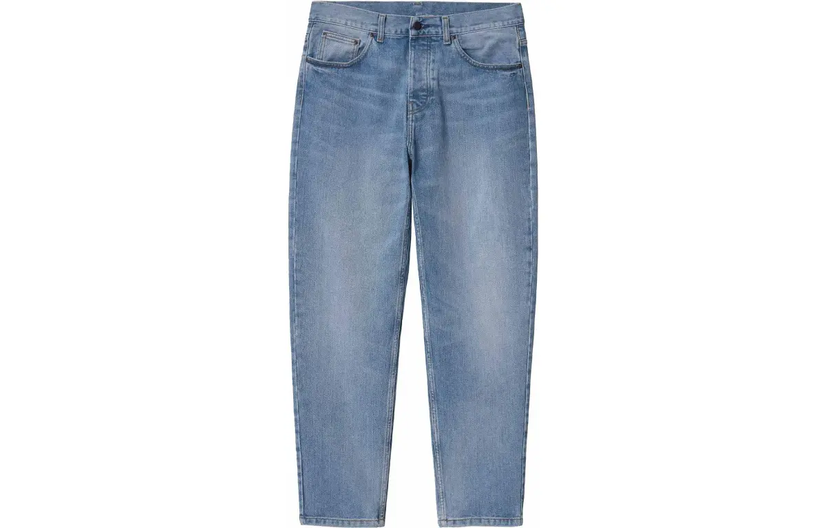 Carhartt WIP Newel Logo Patch Straight Leg Jeans