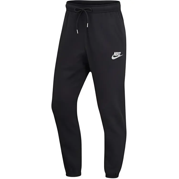 Nike Knitted Sweatpants Men's Black Moderate Cuffed Pants