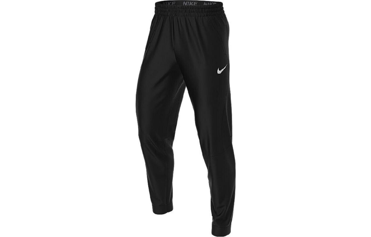 Nike Comfortable breathable black trousers, with your logo imprint, elastic waist