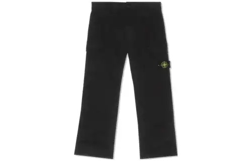 STONE ISLAND Cargo Pants Men's Black