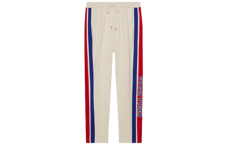 GUCCI Chinese New Year SS22 Knitted Sweatpants Men's Ivory White