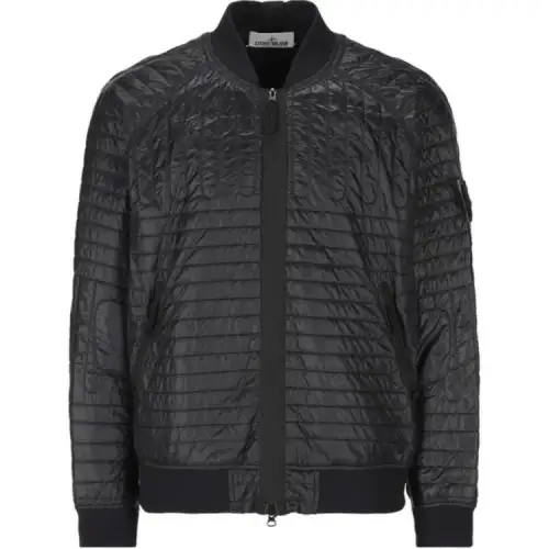 STONE ISLAND Zip-Up Quilted Jacket