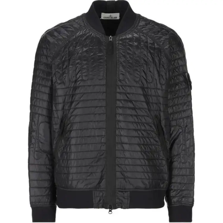 STONE ISLAND Zip-Up Quilted Jacket