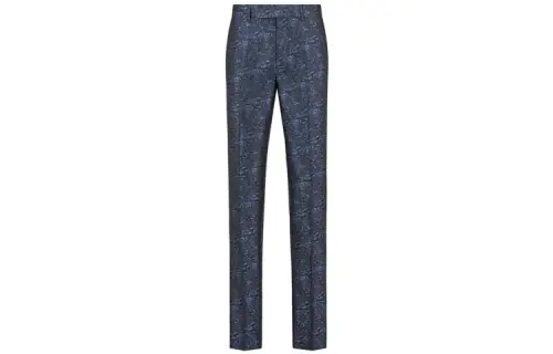 DIOR Quarterly New Products Casual Pants Men's Blue Moderate Slim Fit Pants