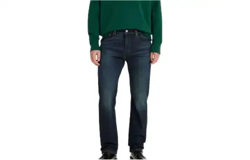 Levis Jeans Men's Dark Blue Moderate Straight Fit Pants