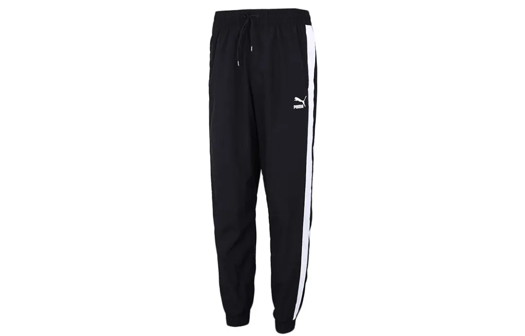 PUMA Knitted Sweatpants Men's Black