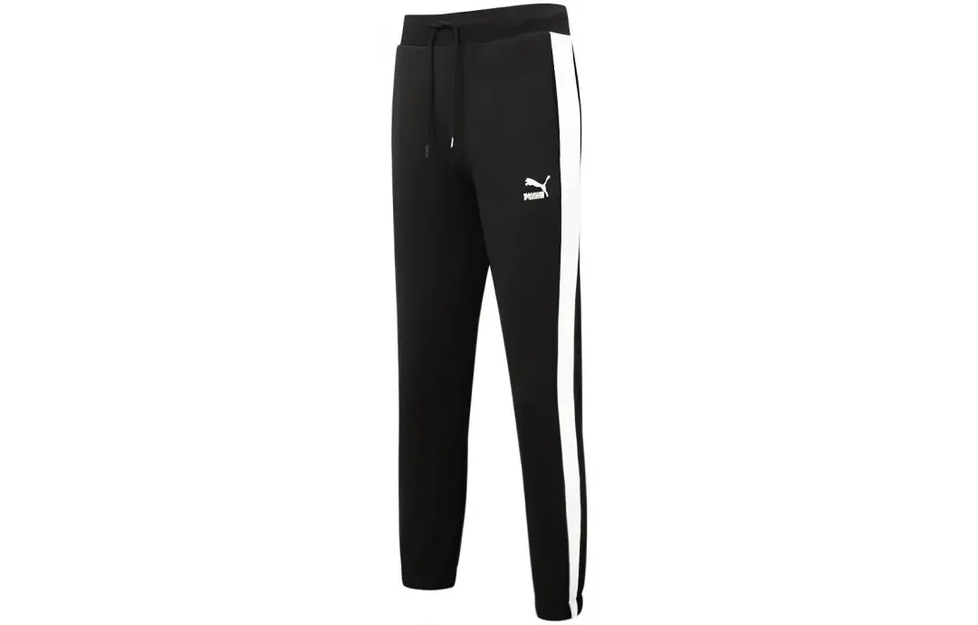 PUMA Knitted Sweatpants Men's Black