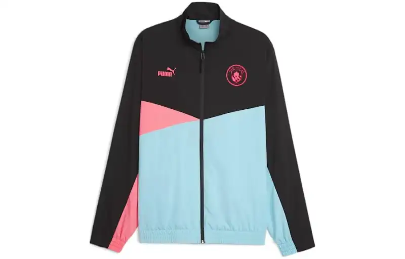 PUMA Manchester City Football Club Jackets & Coats Men's Speed Green