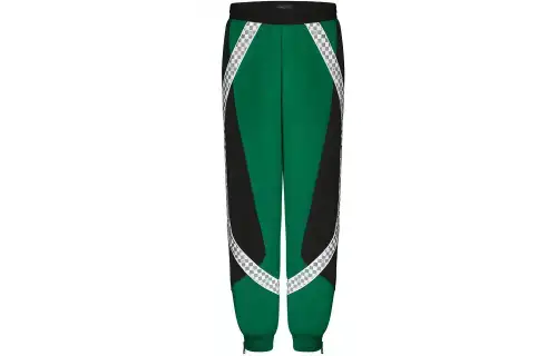 LOUIS VUITTON SS22 Knitted Sweatpants Men's Green