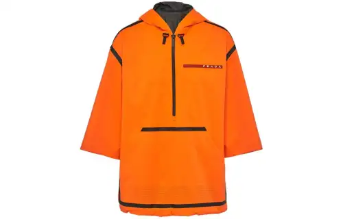 PRADA Jackets & Coats Men's Orange