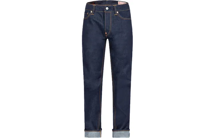 EVISU Jeans Men's Denim Blue Moderate Slim Fit Pants