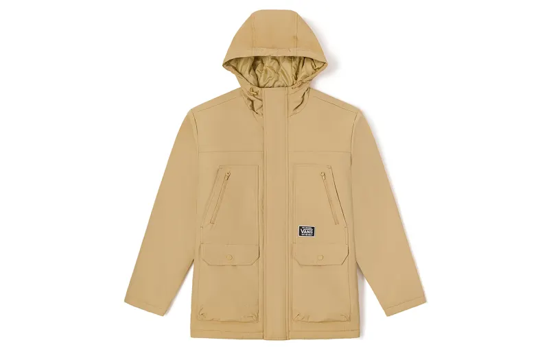 Vans Parka Coats Men's Khaki Hooded Moderate