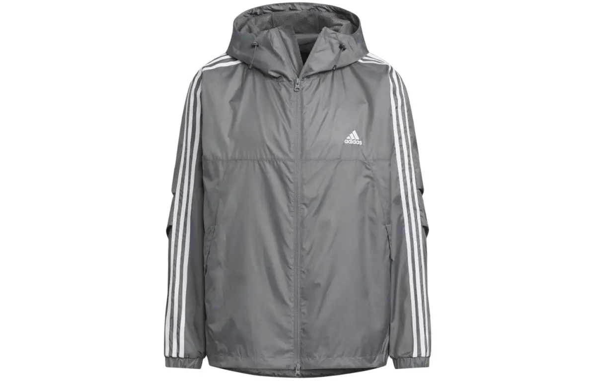Adidas Jackets & Coats Men's Gray