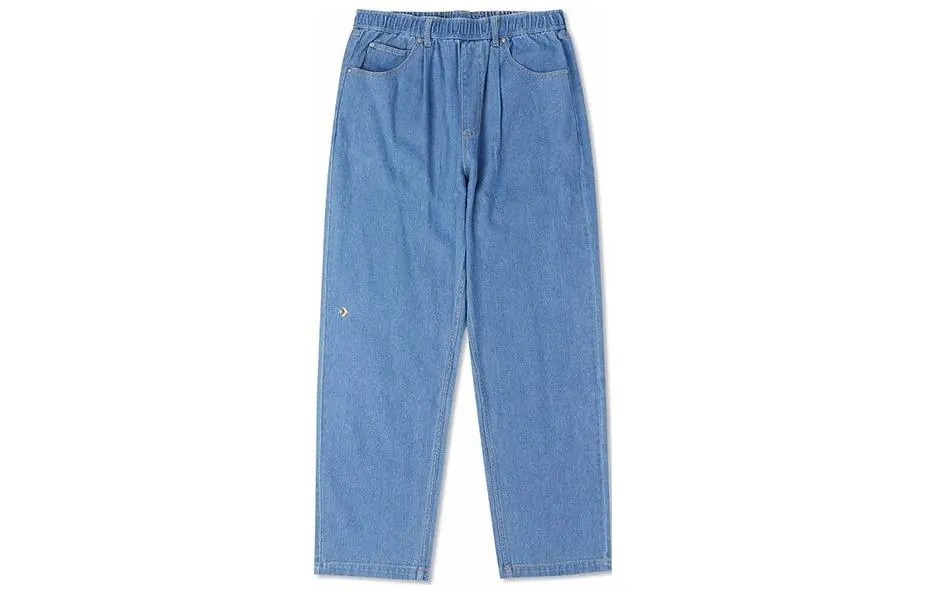 Converse Jeans Men's Blue Moderate Straight Fit Pants