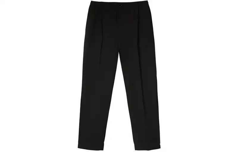 Stussy Casual Pants Men's Black Moderate Straight Fit Pants