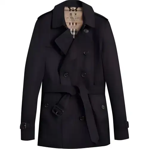Burberry Trench Coat Men's Black