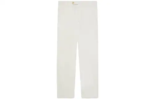 GUCCI Jeans Men's White Moderate Straight Fit Pants