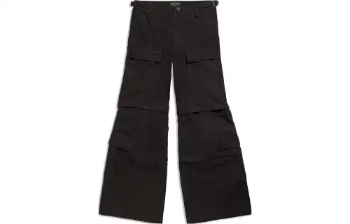 【SuperproductReplicated_PMPrevious Season】flared cargo trousers