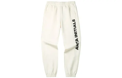 Anta Sweatpants Unisex Duck Down White