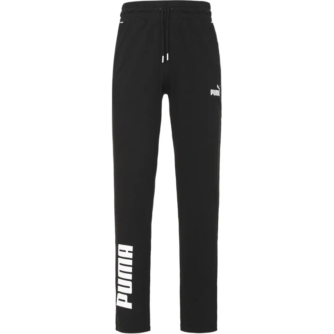 PUMA Power Colorblock Pants TR Op Knitted Sweatpants Men's Black