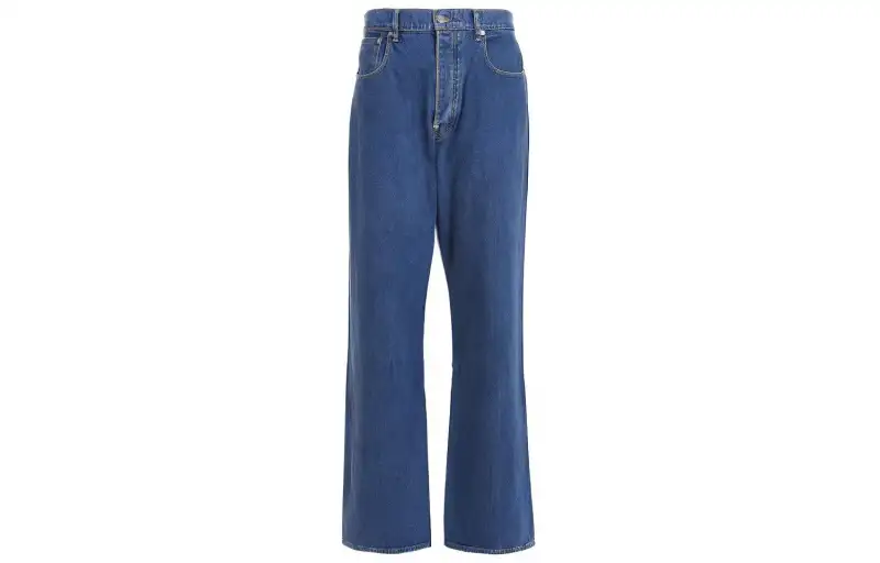 KENZO Logo Patch Straight Leg Jeans