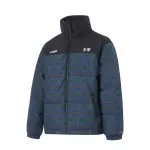 Li Ning Down Jacket Unisex Plaid All Over Print