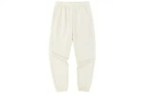 ANTA Life Collection Knitted Sweatpants Men's Ecru Thickened Cuffed Pants