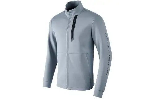 Skechers Comfortable Sports Collection Jackets & Coats Men's Trade Wind Gray