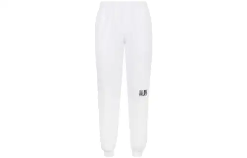 Vetements Knitted Sweatpants Men's White Moderate