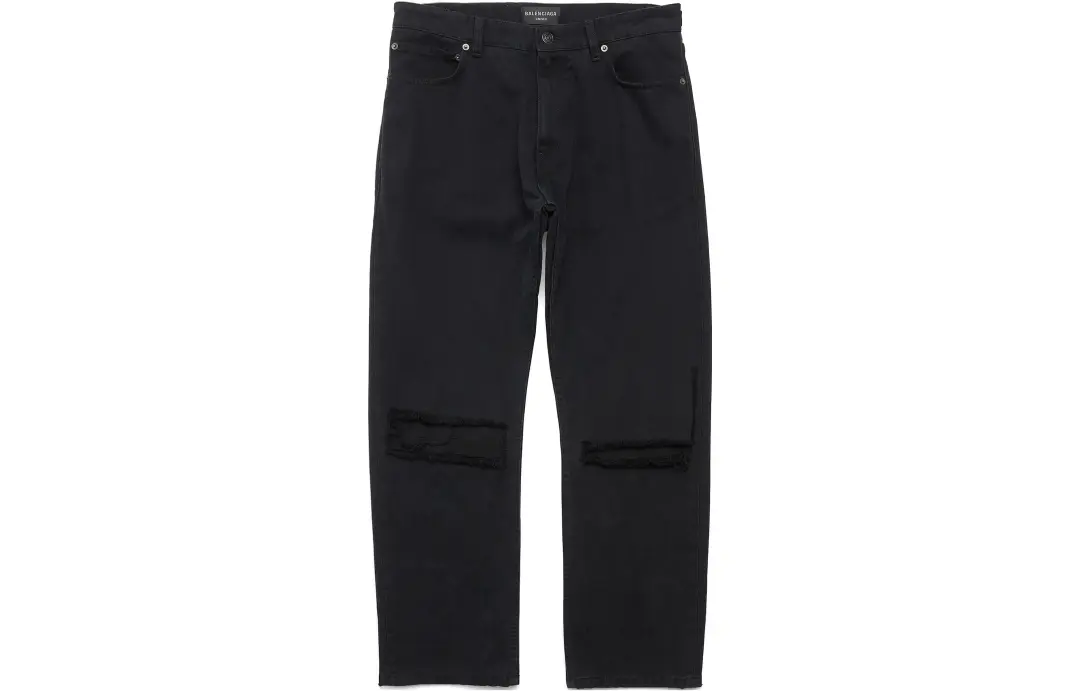 Balenciaga Straight Leg Denim Jeans