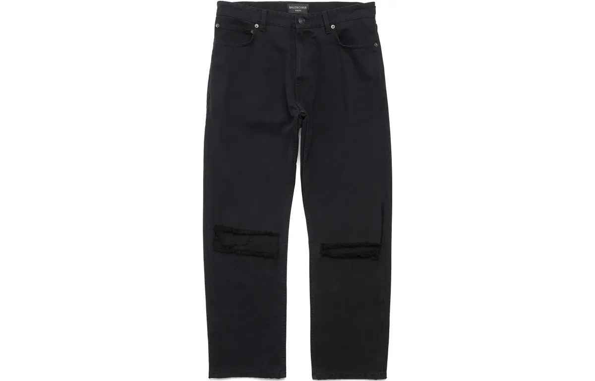 Balenciaga Straight Leg Denim Jeans