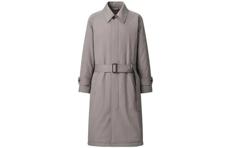 UNIQLO FW23 U Trench Coat Unisex Sky Gray
