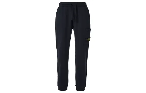 STONE ISLAND Logo Patch Tapered Track Pants