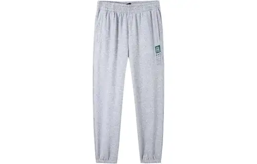 Anta Life Collection Knitted Sweatpants Men's Gray Heather Gray
