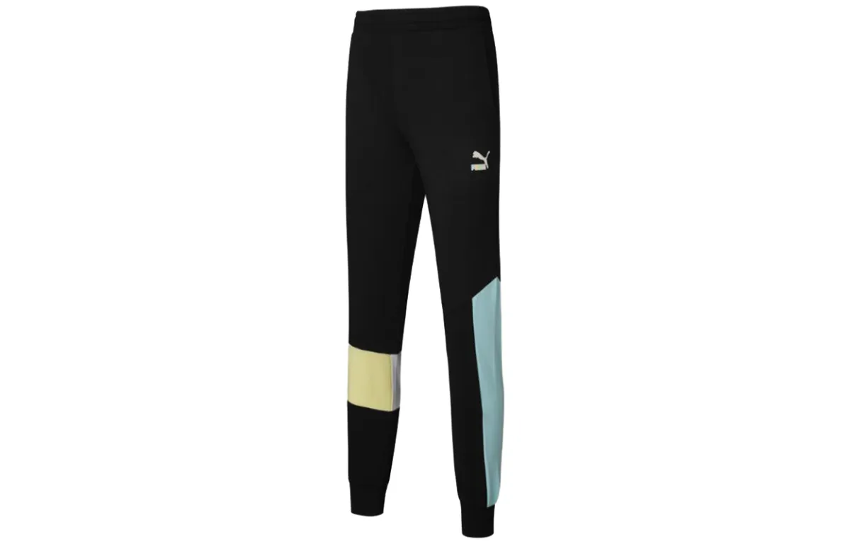 PUMA Knitted Sweatpants Men's Black