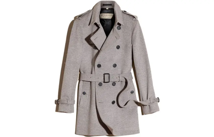 Burberry Wool Cashmere Trench Coat