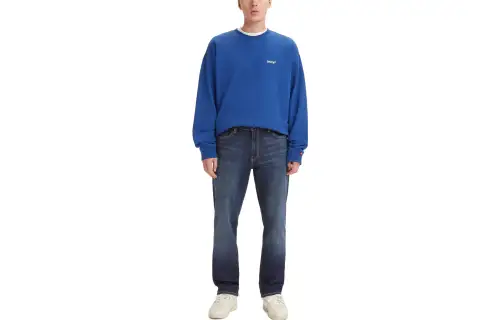 Levis Jeans Men's Space Blue Moderate Straight Fit Pants