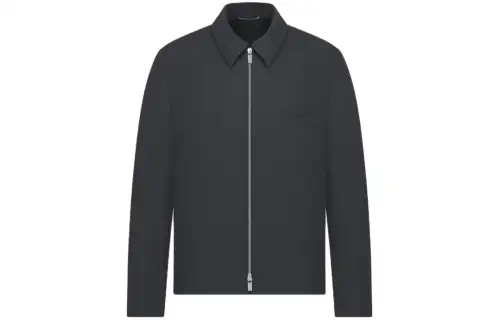 DIOR Logo Detailed Zip Up Jacket
