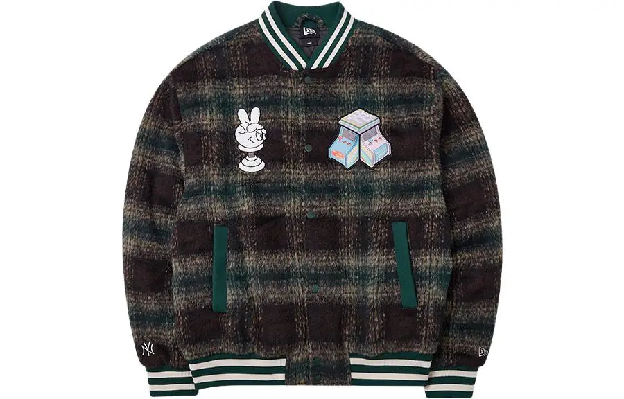 New Era Puffer Jacket Unisex Green